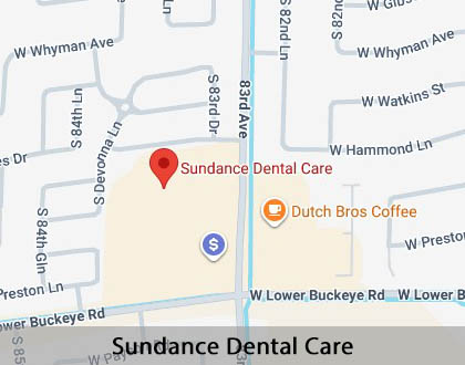 Map image for Zoom Teeth Whitening in Phoenix, AZ